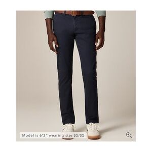 J.CREW 484 Slim-Fit Stretch Chino in Black